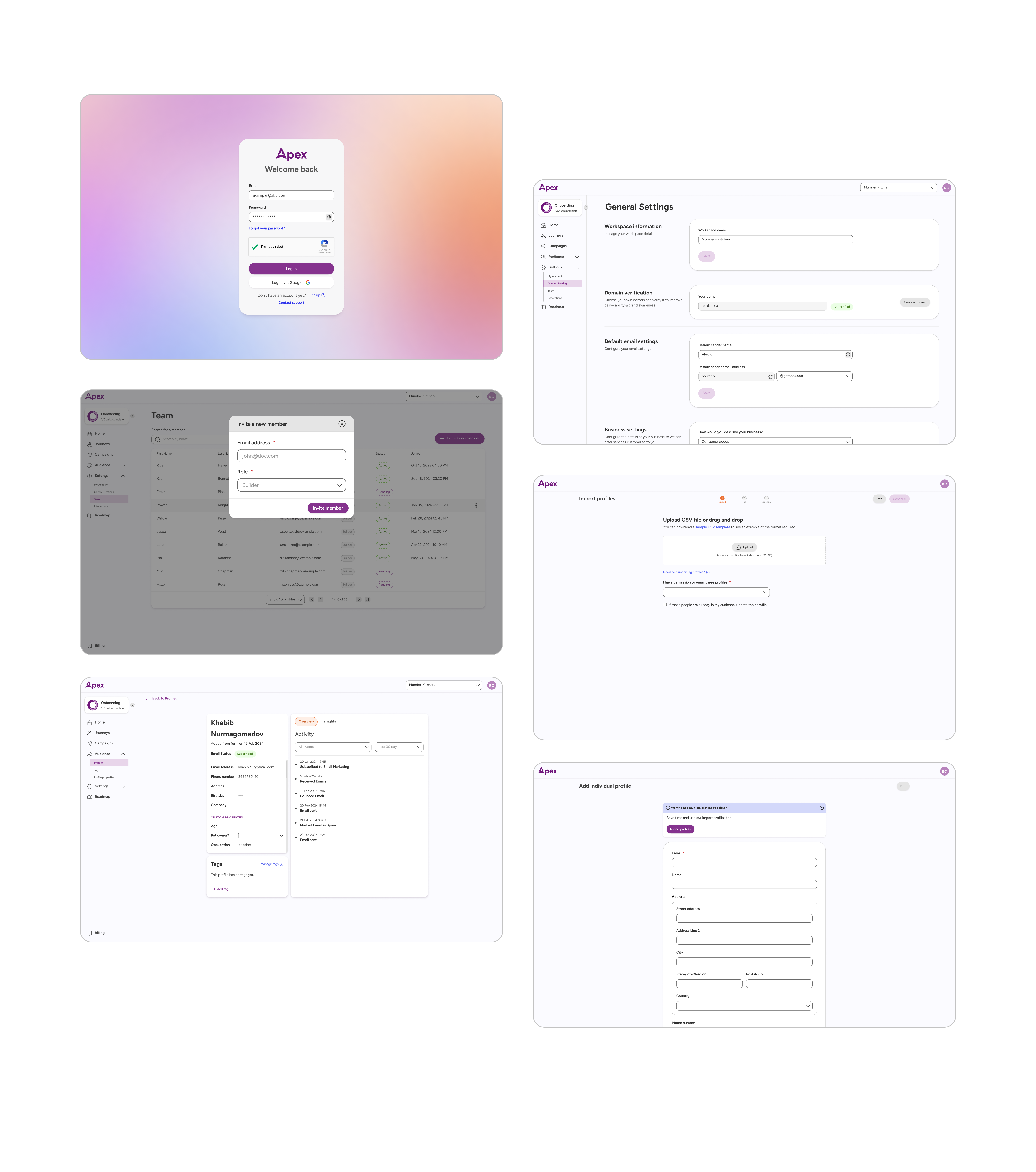 Other-screens